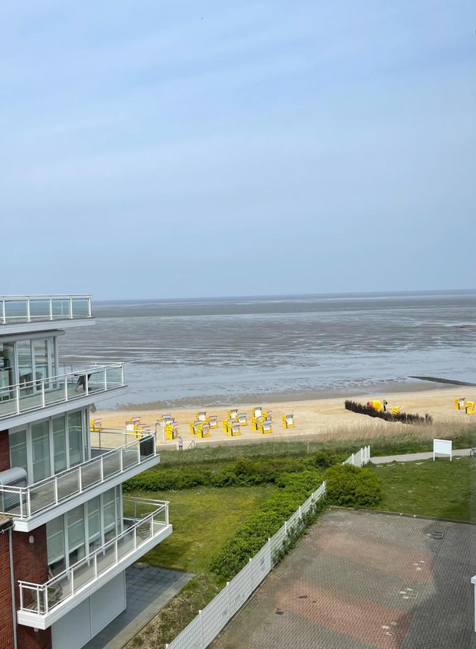 Traumhafte Ferienwohnung - Direkter Meerblick - 50M Zum Strand In Cuxhaven Duhnen In 1A Lage Im Haus Seehuette Екстериор снимка