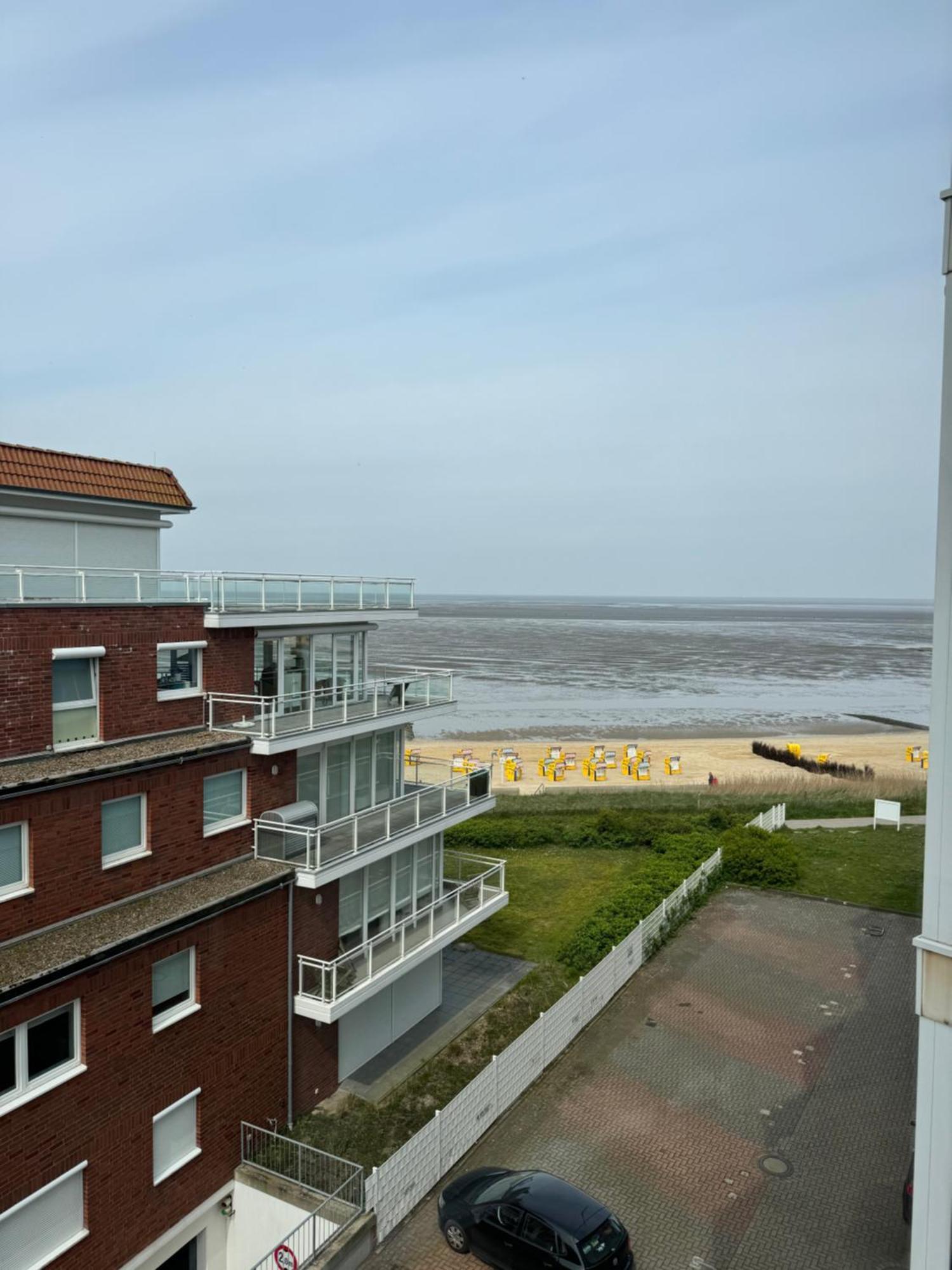 Traumhafte Ferienwohnung - Direkter Meerblick - 50M Zum Strand In Cuxhaven Duhnen In 1A Lage Im Haus Seehuette Екстериор снимка