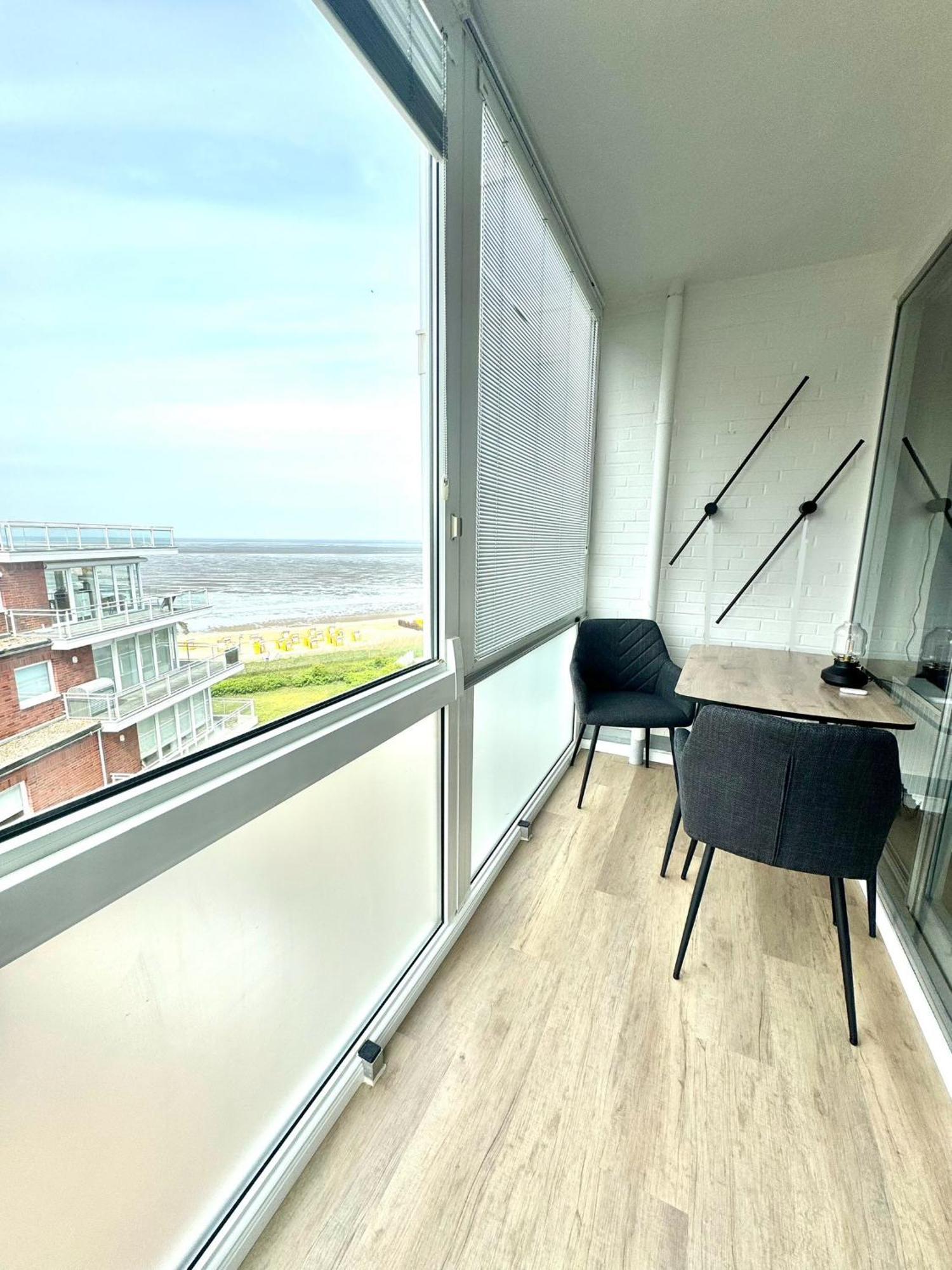 Traumhafte Ferienwohnung - Direkter Meerblick - 50M Zum Strand In Cuxhaven Duhnen In 1A Lage Im Haus Seehuette Екстериор снимка